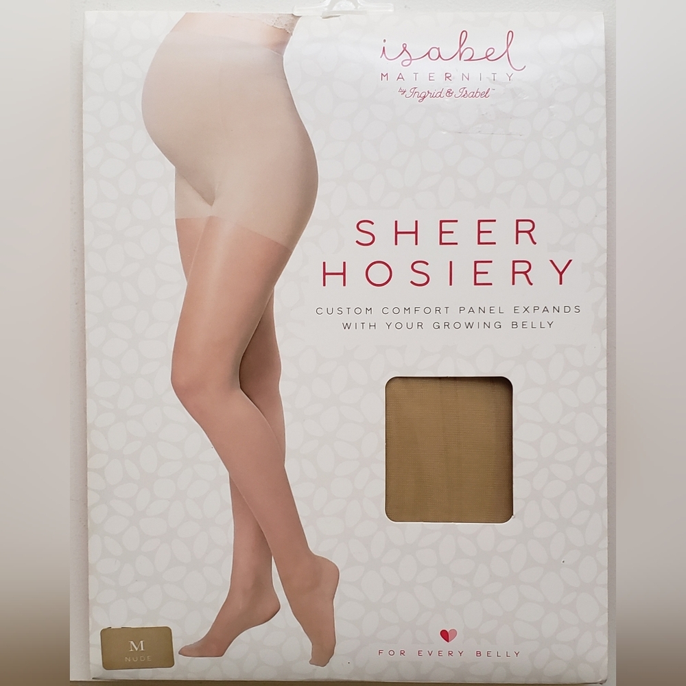 Maternity sheer hosiery